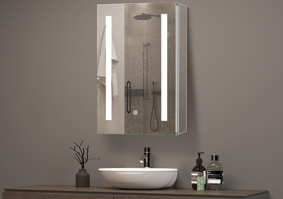 Prominence 2 Bar Mirrored Cabinet